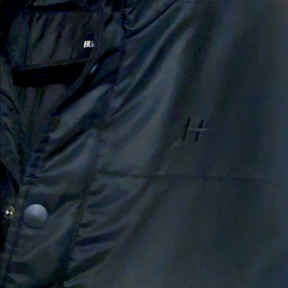 NWOT H by Hudson Black Spring/Winter Jacket/Unisex size Large EUC - Picture 4 of 8